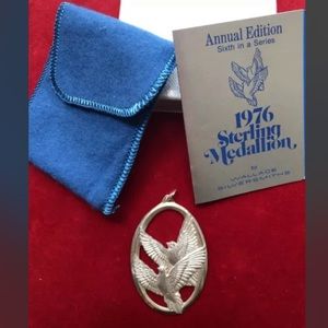 💙 1976 Wallace Sterling Silver Medallion 💙
